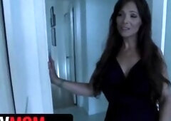 PervMom - Blindfolded And Bound mother I'd like to fuck Gets To Smack A Sneaky College Hunk's Weenie In Her Throat