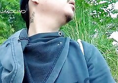 Hot Asian twink boy getting off in style