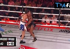 Alycia Baumgardner Breasts Scene  in Katie Taylor Vs. Amanda Serrano 3