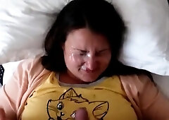 Amateur Messy Facial
