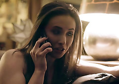 Bratty hollywood actress Casey Calvert loses sex bet with stuntman