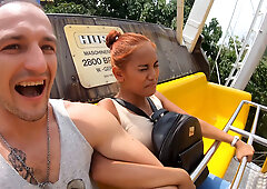 Bubble bootie Thai girlfriend sex at home