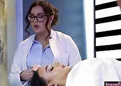 3 large dong tgirl dolls Khloe Kay Eva Maxim and large wang Zariah Aura drilled hawt large bazookas and large booty doctors Siri Dahl Leana Lovings an