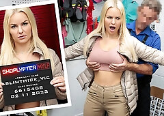 Seductive Blonde Babe Undergoes Rough Anal Inspection Ending In Cum Covered Face