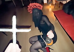 Dark Witch gets Horny and Spellbinds the Priest - Halloween Special