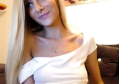 Blonde babe scarlet solo webcam