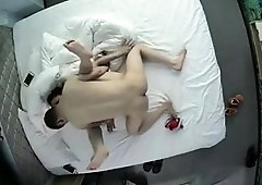 Enticing Oriental babe enjoys a wild fucking on hidden cam