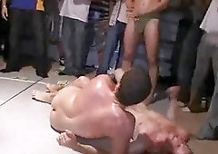 Lots of ass fucking going on during this frat wrestling