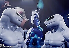 Maximum Horny, Azem Muscle Growth Animation