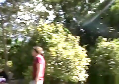 Straight hazed twink fucked outdoor at hazing