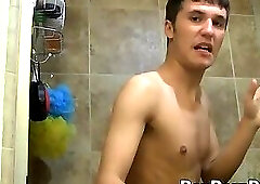 Pretty twinkie boys get all wet before going anal hard