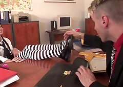 Striped socks & uniform