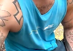 Outdoor fingering and precum