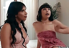 TS Avery Lust Escapes Party for First Lesbian Experience with Beca Barbie