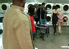 Missy Woods Goes To The Laundromat - PublicDisgrace