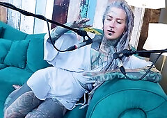 I talk about Z - zeal - ASMR podcast SFW talking emo slim hotty dreadlocks tattoo model inked gal