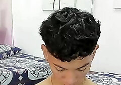 gorgeous teen cam boy with cute braces and acne