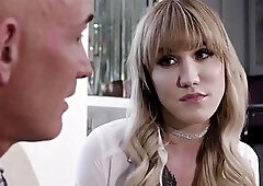 Tbabe Lena Kelly gets fucked hard with condom