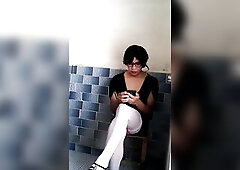 Joselynne Crossdresser In High Heels And Nylons With Pink Strap Livecam Part 03 One more Angle