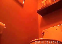 Caught dressed in wifes underpants and fapping off