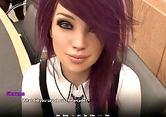 A group of stunning college girls in a classroom setting