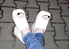 platform wedges - public crossdressing