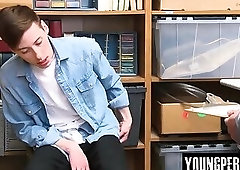 Caucasian male was caught on camera stealing from a lab