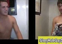 Straight guy fooled at gay gloryhole
