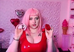 Valentine Training! Femdom Chastity And Anal Training Pov With Princess With Princess Dandy