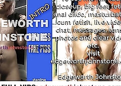 EDGEWORTH JOHNSTONE &ndash; Real Piss, Fake Piss - Drinking pee fetish - Peeing urine in mouth
