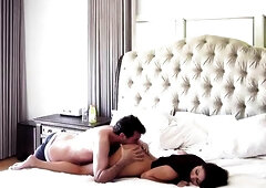 DTFsluts - James Deen begins his day by burying his face in Bliss Dolce's booty