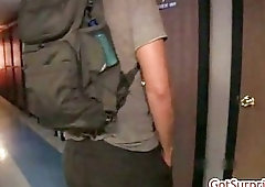 Poor straight guy gets sucked by dude