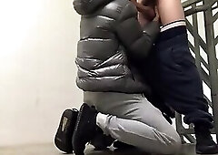 Hotties Fucking in the Stairwell