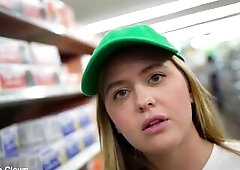 White Slut Sucks & Bangs To Join The Illuminati Since That babe's Broke And Struggling