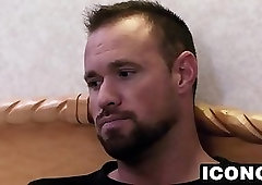 Tattooed muscular daddies getting wild with each others