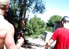Drubbing wasn't sufficiently for him this guy had to poke his entire fist inside her