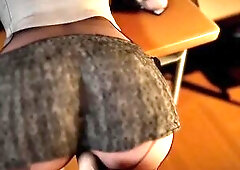 Dickgirl Screws Cutie in Reverse Cowgirl