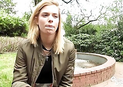 Golden-haired Sweetheart Chrissy Fox Sensually Masturbating Her Soft Snatch In Solo Action - LETSDOEIT