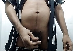 Shower, desi old men, first time