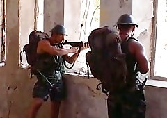 Depraved Soldiers Messy Banging