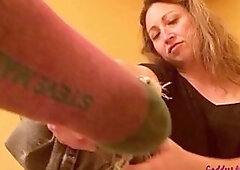 Sexy Amanda Pissing & Teasing U in Public Restrooms