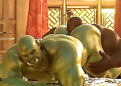 Gay 3D Animated Orc Compilation