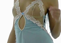 Sexy Dolores M Pleases Herself with a Glass Dildo!