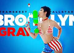 Brooklyn Gray & Tyler Cruise in A Naughty 4th of July - TeamSkeetAllStars