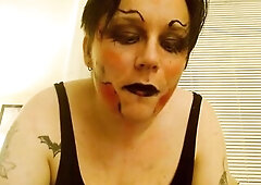 Painted Doxy Eats Aphrodesiac Then Ruins Its Makeup-Unedited