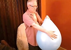 Mature, onanism, gay latex