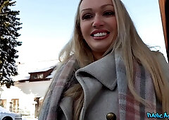 Public agent - big titted wifey in prime of her sexiness fucks yung stranger raw