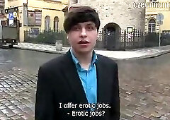 Sexy Twink Gets Caught By POV