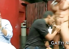 Stripper cummin on his face