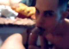 I blow off my ex's Spanish beau's gigantic for a long time